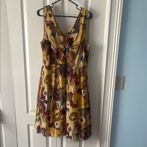 Floral Multicolor Sleeveless Dress